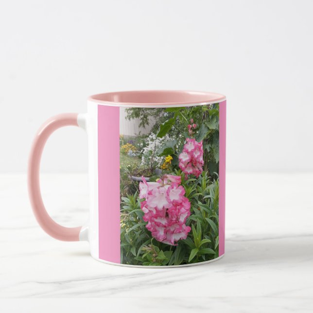 Blumengarten Penstemon Birthday Nature Tasse (Links)