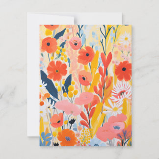 Blumengarten Postkarte