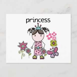 Blumengarten Princess Postkarte
