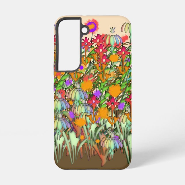 Blumengarten Samsung Galaxy Hülle (Rückseite)