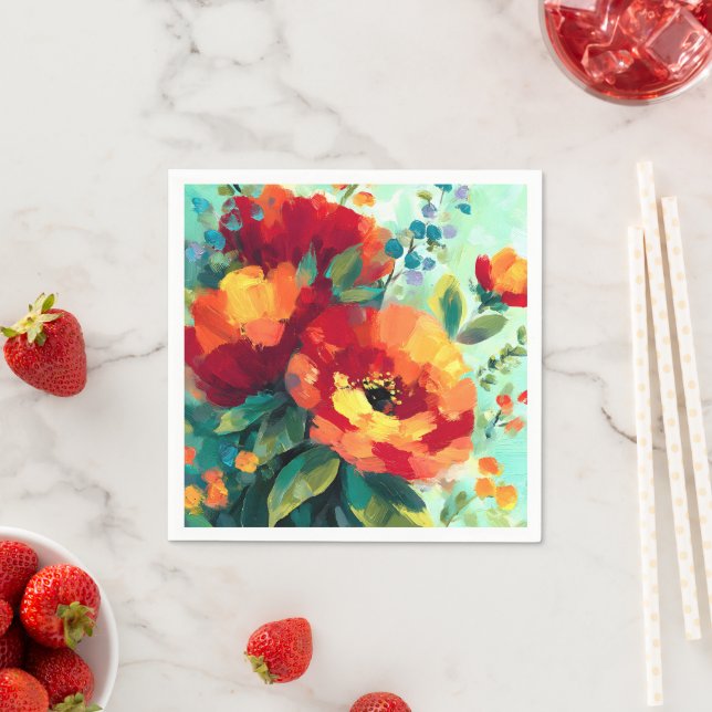 Blumengarten Serviette (Beispiel)