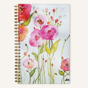 Blumengarten SpiralNotebook Notizbuch