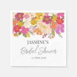 Blumengarten Summer Brautparty Serviette