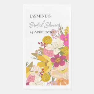 Blumengarten Summer Brautparty Serviette