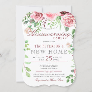 Blumengarten Summer Housewarming Party Einladung