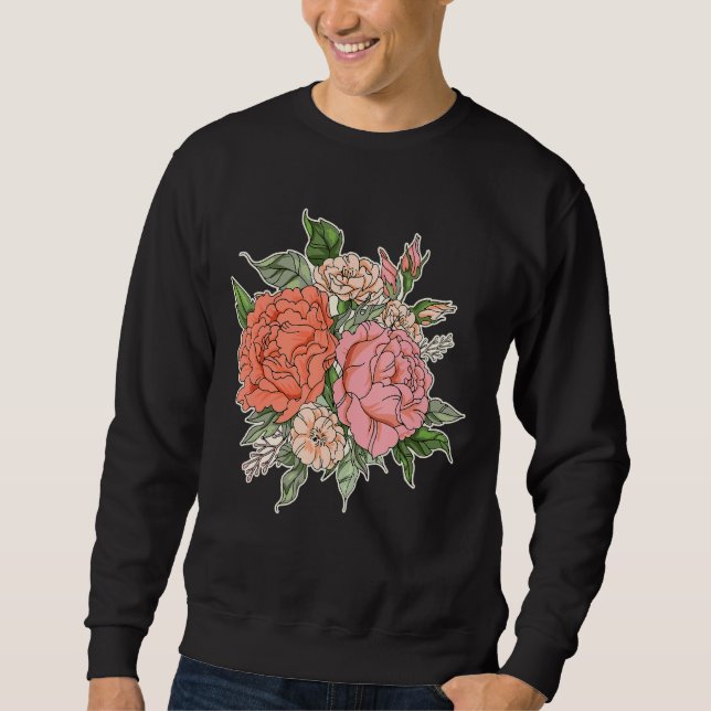 Blumengarten Sweatshirt (Vorderseite)