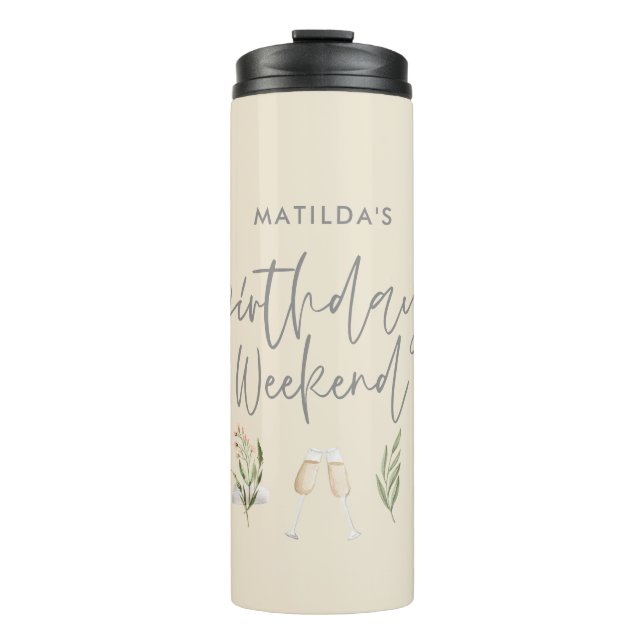 Blumengarten  thermosbecher (Vorderseite)