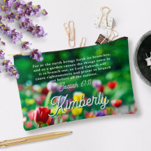 Blumengarten Tulip Bibelschrift Personalisiert