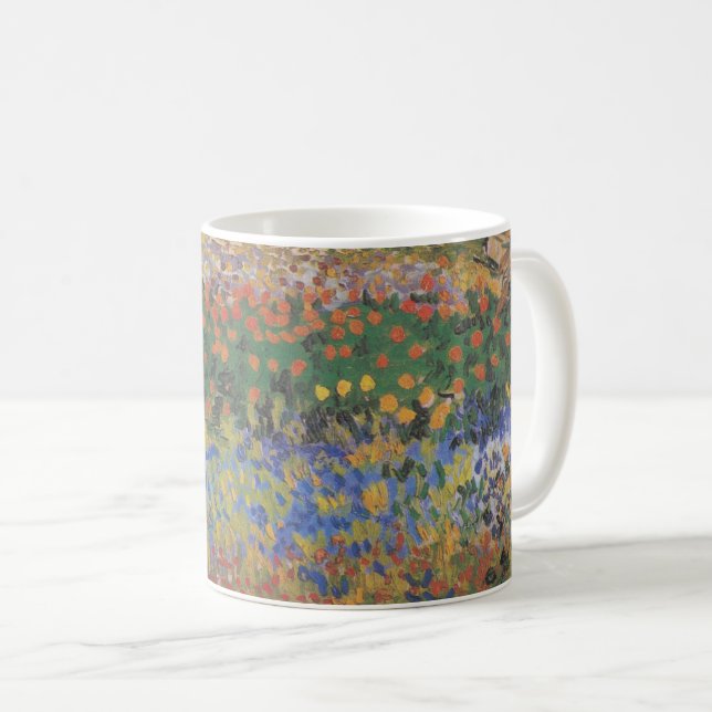 Blumengarten - Vincent van Gogh Kaffeetasse (VorderseiteRechts)