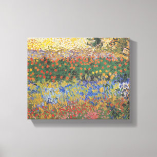 Blumengarten - Vincent van Gogh Leinwanddruck
