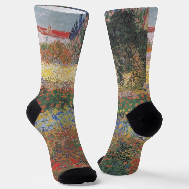 Blumengarten - Vincent van Gogh Socken (Gewinkelt)