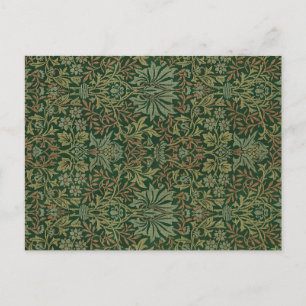 Blumengarten Vintages Ornament Illustration Postkarte