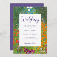 Blumengarten von Gustav Klimt Blumenhochzeit