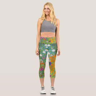 Blumengarten von Gustav Klimt  Capri Leggings
