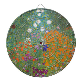 Blumengarten (von Gustav Klimt) Dartscheibe