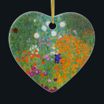 Blumengarten von Gustav Klimt Keramik Ornament<br><div class="desc">Bitte besuchen Sie mein Geschäft für mehr interessantes Design und mehr Farbwahl. => zazzle.com/colorfulworld*</div>