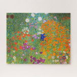 Blumengarten von Gustav Klimt Puzzle<br><div class="desc">Bitte besuchen Sie meinen Laden für mehr interessantes Design und mehr Farbwahl.
=> zazzle.com/colorfulworld*</div>