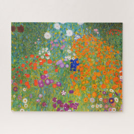 Blumengarten von Gustav Klimt Puzzle