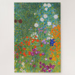 Blumengarten von Gustav Klimt Puzzle<br><div class="desc">Bitte besuchen Sie mein Geschäft für mehr interessantes Design und mehr Farbwahl. => zazzle.com/colorfulworld*</div>