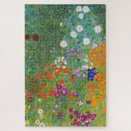 Blumengarten von Gustav Klimt Puzzle