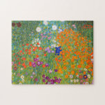 Blumengarten von Gustav Klimt Puzzle<br><div class="desc">Bitte besuchen Sie mein Geschäft für mehr interessantes Design und mehr Farbwahl. => zazzle.com/colorfulworld*</div>