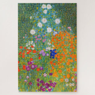 Blumengarten von Gustav Klimt Puzzle