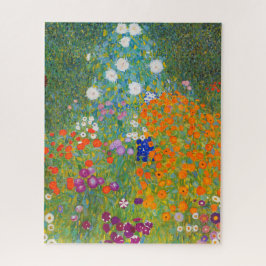 Blumengarten von Gustav Klimt Puzzle