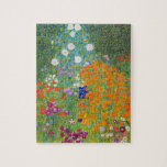 Blumengarten von Gustav Klimt Puzzle<br><div class="desc">Bitte besuchen Sie mein Geschäft für mehr interessantes Design und mehr Farbwahl. => zazzle.com/colorfulworld*</div>