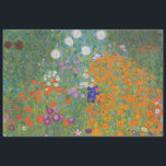 Blumengarten (von Gustav Klimt) Seidenpapier<br><div class="desc">Dieses Design zeigt ein Gemälde des österreichischen Künstlers Gustav Klimt (1862-1918). Es ist eine Darstellung eines wunderschönen Blumengartens im typisch impressionistischen Stil Klimts. Die Blume sehen fast so aus, als wären sie überfüllt, und es ist unmöglich, sich von ihrer Schönheit nicht zu überwältigen. Die ursprüngliche Arbeit wurde 1907 abgeschlossen und...</div>