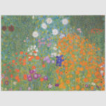 Blumengarten (von Gustav Klimt) Seidenpapier<br><div class="desc">Dieses Design zeigt ein Gemälde des österreichischen Künstlers Gustav Klimt (1862-1918). Es ist eine Darstellung eines wunderschönen Blumengartens im typisch impressionistischen Stil Klimts. Die Blume sehen fast so aus, als wären sie überfüllt, und es ist unmöglich, sich von ihrer Schönheit nicht zu überwältigen. Die ursprüngliche Arbeit wurde 1907 abgeschlossen und...</div>