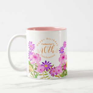 Blumengarten White Zweifarbige Tasse