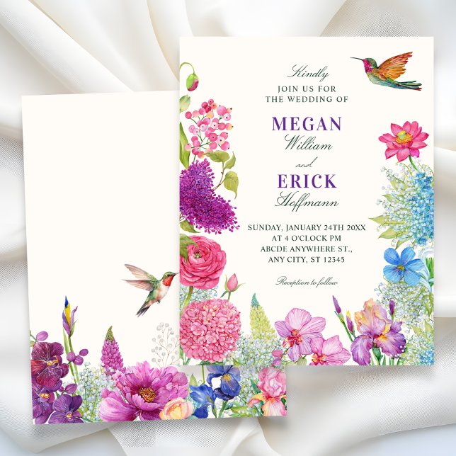 Blumengartenhochzeit Einladung (Von Creator hochgeladen)