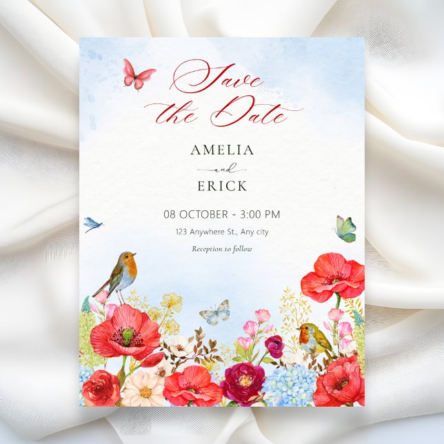 Blumengartenhochzeit Save The Date (Von Creator hochgeladen)