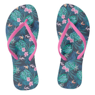 Blumengartenmuster Flip Flops