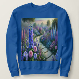 Blumengartenweg Blaues Sweatshirt