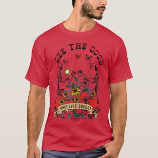 Blumengärtnern sehen den guten positiven En T-Shirt