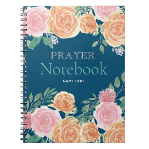 Blumengebet-Notebook Notizblock