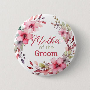 Blumengemäblierung des Brautparty "Groom" Button