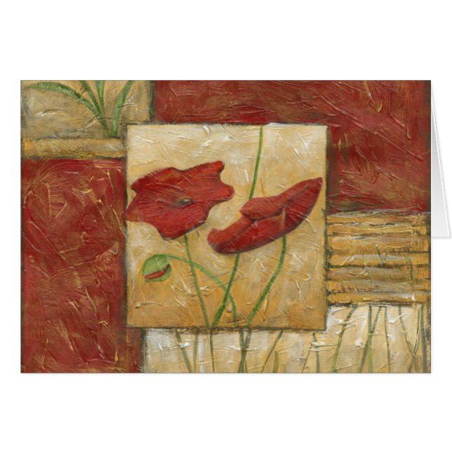 Blumengemälde mit sichtbarem Pinselstrich (Vorderseite (Horizontal))