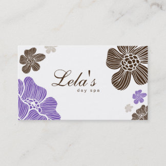 Blumengeschäfts-Karten-Salon-Wellness-Center Visitenkarte