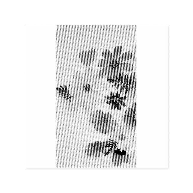 Blumengeschenk-Anhänger Permastempel (Design)