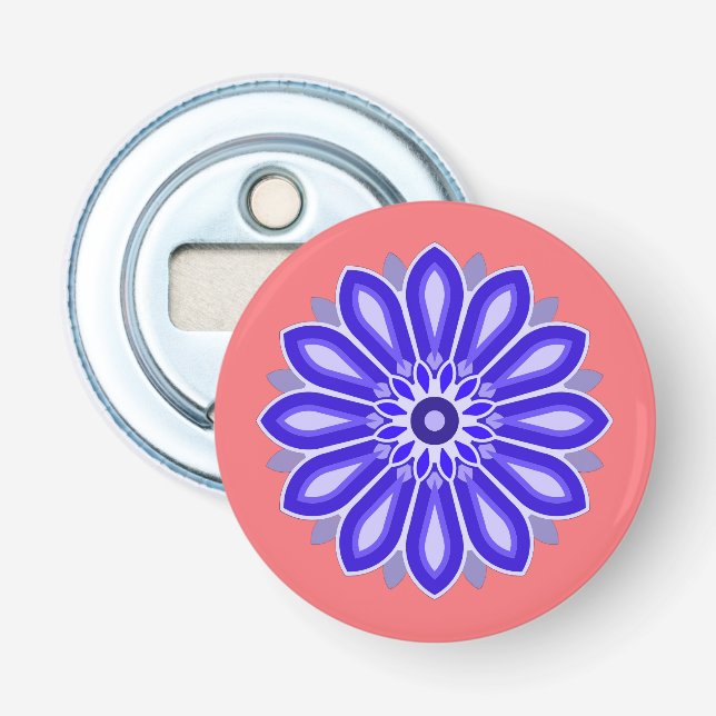 BLUMENGESCHENK FÜR MUTTER TOCHTER SCHWESTER FREUND FLASCHENÖFFNER (Vorderseite)