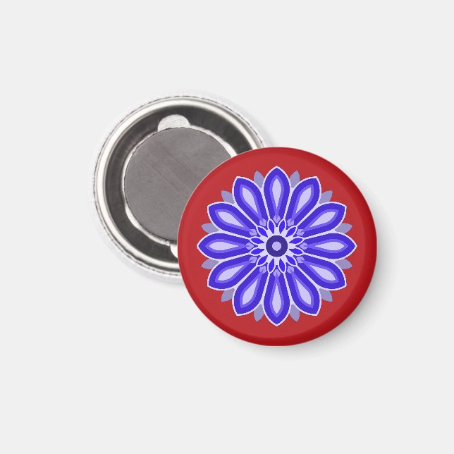 BLUMENGESCHENK FÜR MUTTER TOCHTER SCHWESTER FREUND MAGNET (Vorderseite/Rückseite)