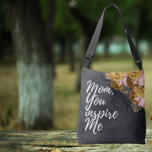 Blumengeschenk für Personalisierte Beutel für Mama Tragetaschen Mit Langen Trägern