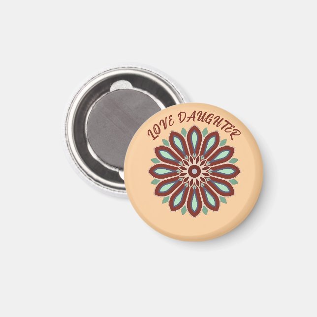 Blumengeschenk Magnet (Vorderseite/Rückseite)