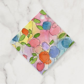 Blumengeschenk-Tags Geschenkanhänger