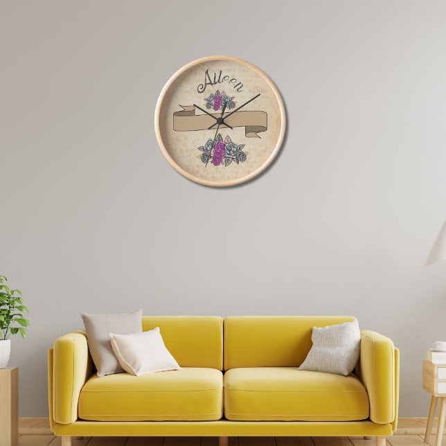 Blumengeschenk Vintag Uhr (Von Creator hochgeladen)