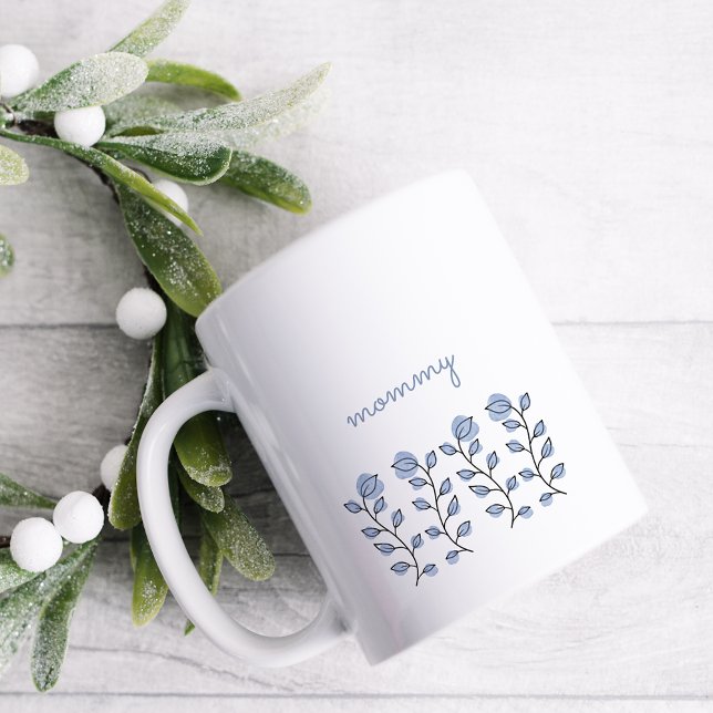 Blumengeschenke (blau) kaffeetasse (Von Creator hochgeladen)