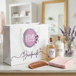 Blumengeschmückte Haar-Accessoire-Marke Boutique Große Geschenktüte