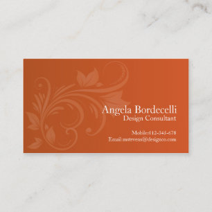 Blumengeschwür der floralen Visitenkarte 1